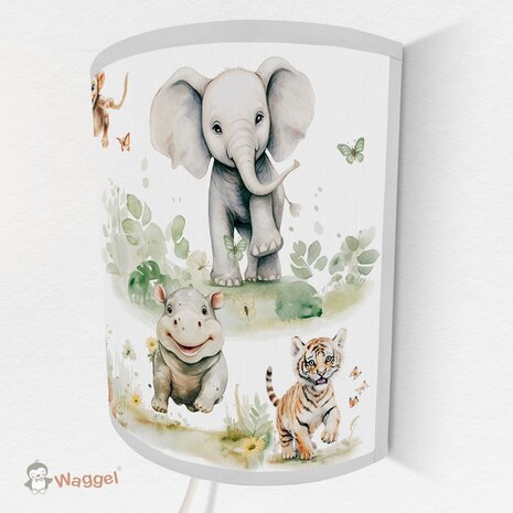 Wandlamp Jungle fun