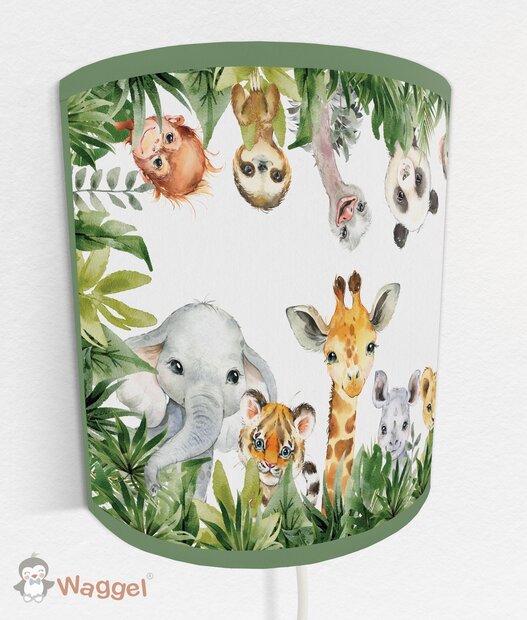 jungle wandlamp