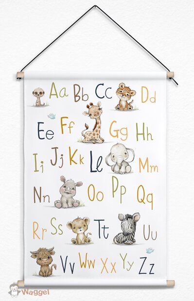 jungle alfabetposter
