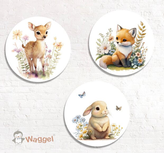 bosdieren muurcirkels