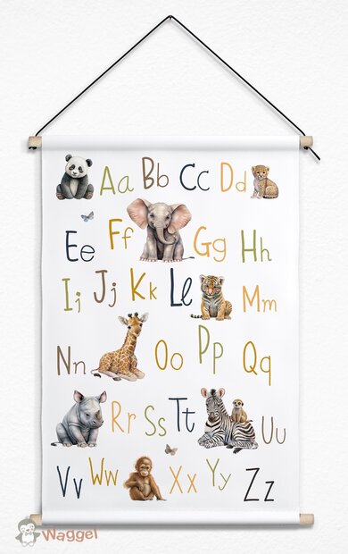 jungle alfabetposter
