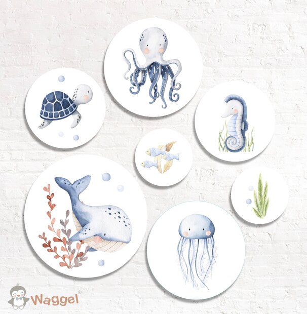 onderwaterwereld muurcirkels