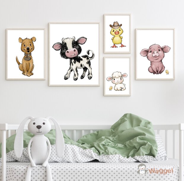 boerderijdieren posters