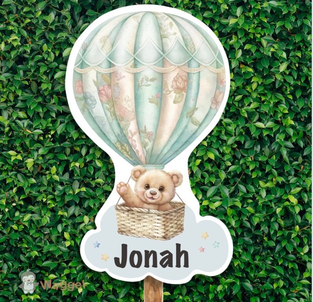 beertje geboortebord