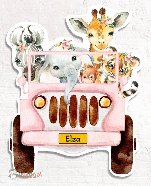 muurdecoratie jungle