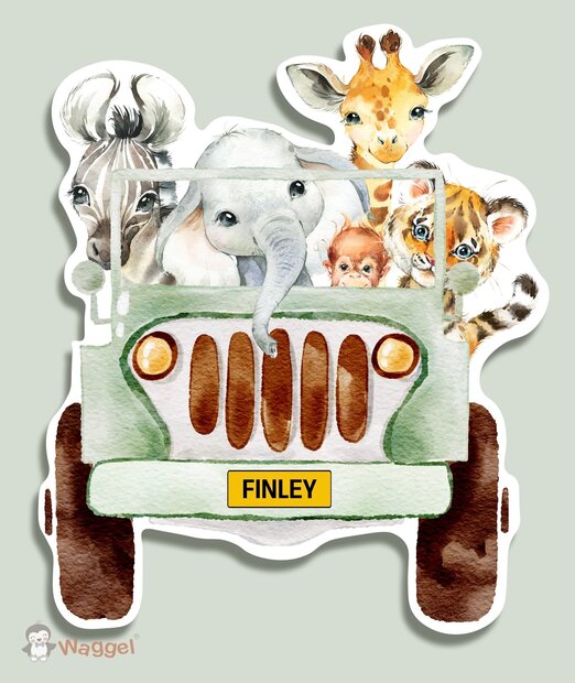 jungle muurdecoratie