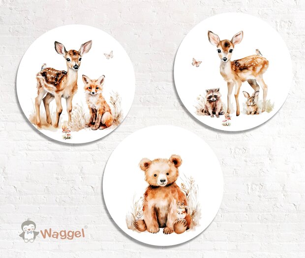 bosdieren muurcirkels