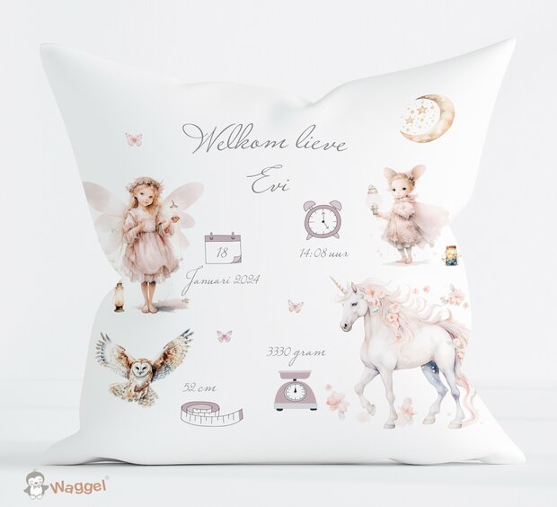 sprookjes geboortekussen