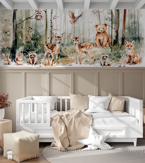 bosdieren behang