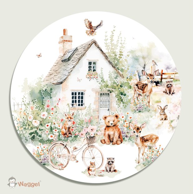 bosdieren muurcirkel