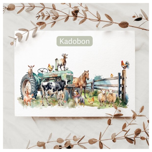 boerderijdieren kadobon
