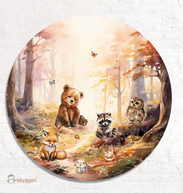 Bosdieren muurcirkel