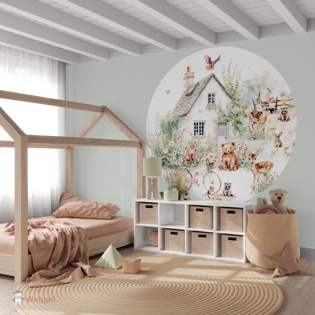 bosdieren behangcirkel