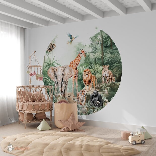 jungle behangcirkel