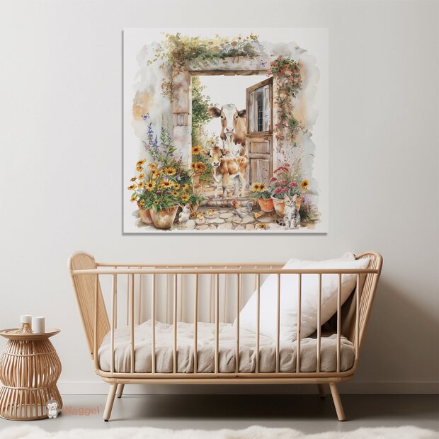 boerderijdieren muurdecoratie