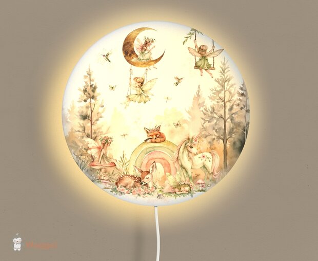 Magical world wandlamp