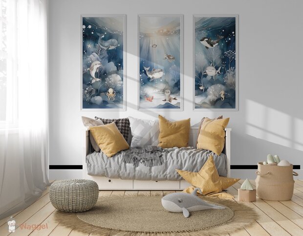 onderwaterwereld behangpanelen