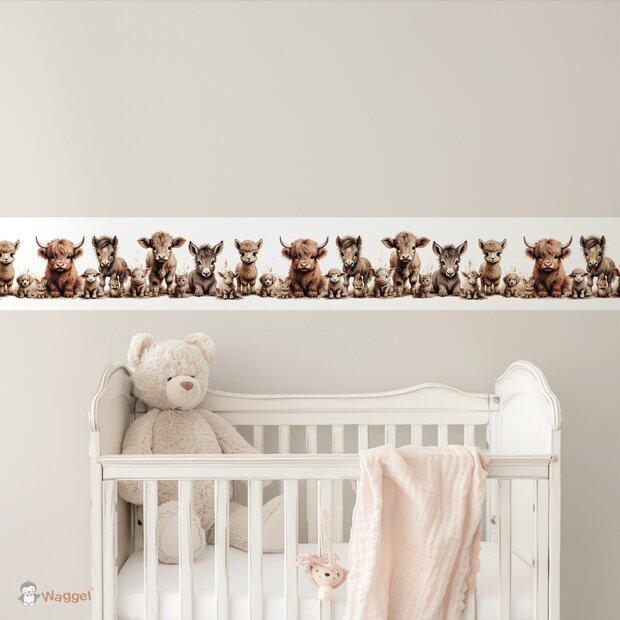 behangrand boerderijdieren