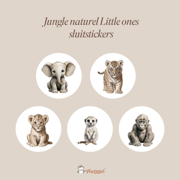 jungle sluitstickers