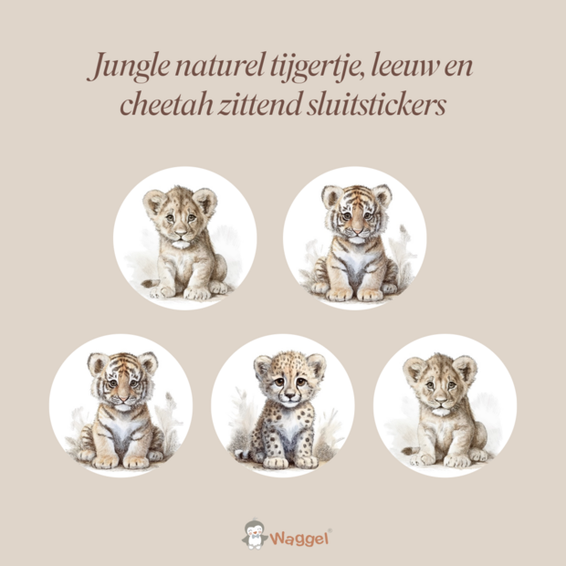 jungle sluitstickers