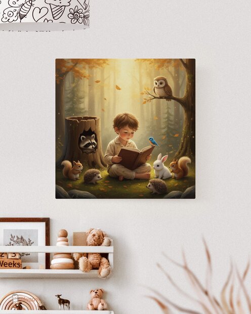 Canvas Whispering Woods "Storytime"