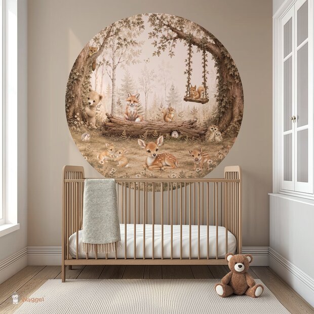 Behangcirkel Dreamy Woodland