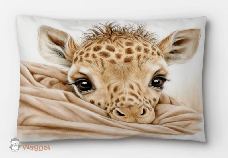 Sierkussen Sweet dreams giraf 60x40 cm 