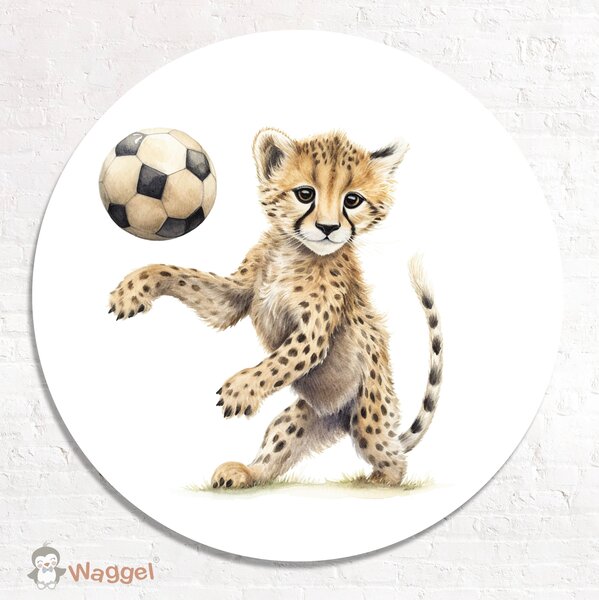 Muurcirkel Jungle Ball cheetah