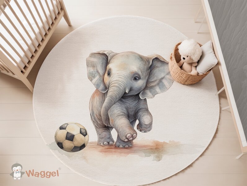 Vloermat Jungle Ball olifant