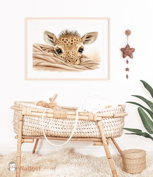 Poster Sweet dreams giraf 70x50 cm