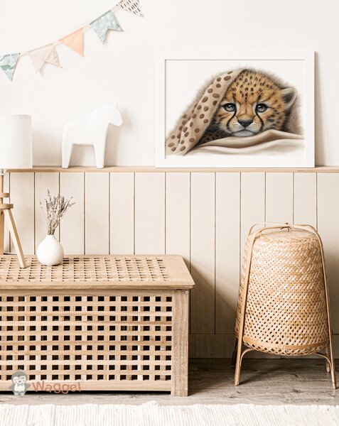 Poster Sweet dreams cheetah 70x50 cm