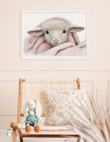 Poster Sweet dreams lammetje 70x50 cm