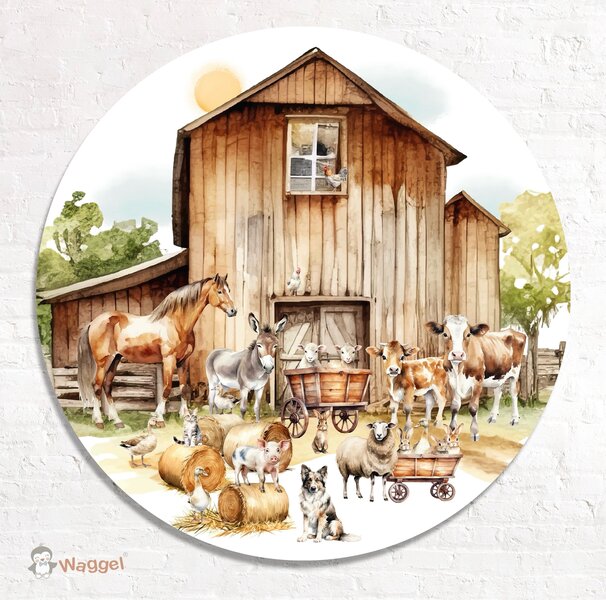 Muurcirkel Countryside farmhouse