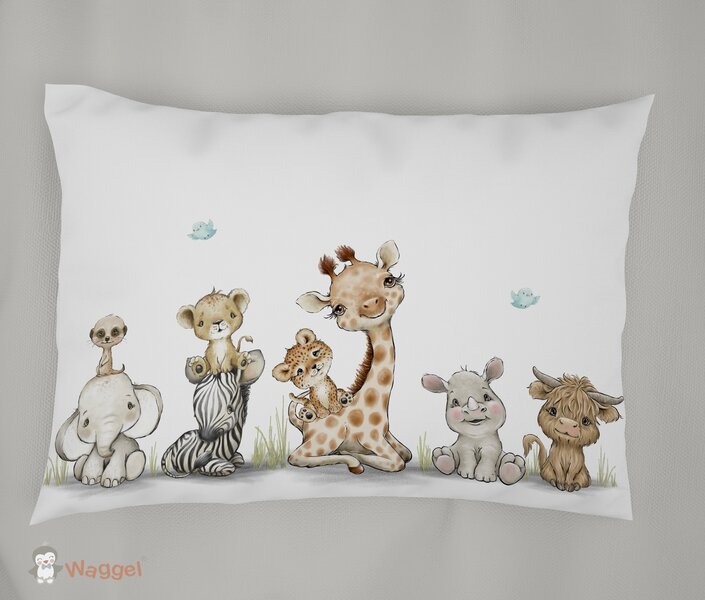 Kussensloop Jungle cuties 60x40 cm