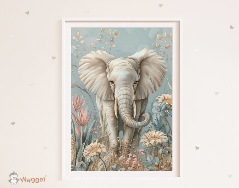 Poster Wildlife olifant