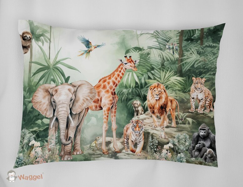 Kussensloop Tropical jungle forest 60x40 cm