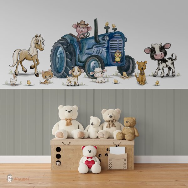 tractor behang