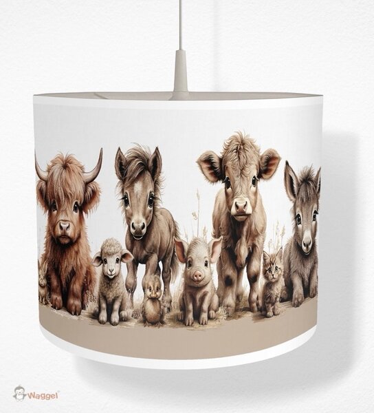 boerderijdieren lamp