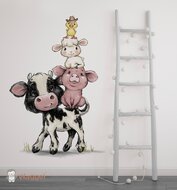 boerderijdieren behang