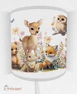 bosdieren wandlamp