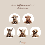 boerderijdieren sluitstickers