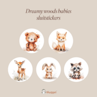 bosdieren sluitstickers