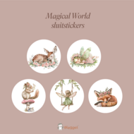 Magical world sluitstickers