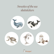 Sweeties of the sea sluitstickers