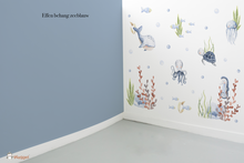 Behang effen op rol bijpassend bij onderwaterwereld