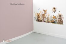 Behang effen op rol bijpassend bij bosdieren