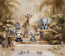 Behang Jungle Touch of gold &quot; Little Steps&quot; 