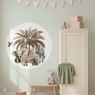 Zelfklevende wanddecoratie Jungle naturel Little ones 