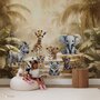 Behang Jungle Touch of gold " Little Steps" 