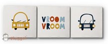 Canvas drieluik VroomVroom design1